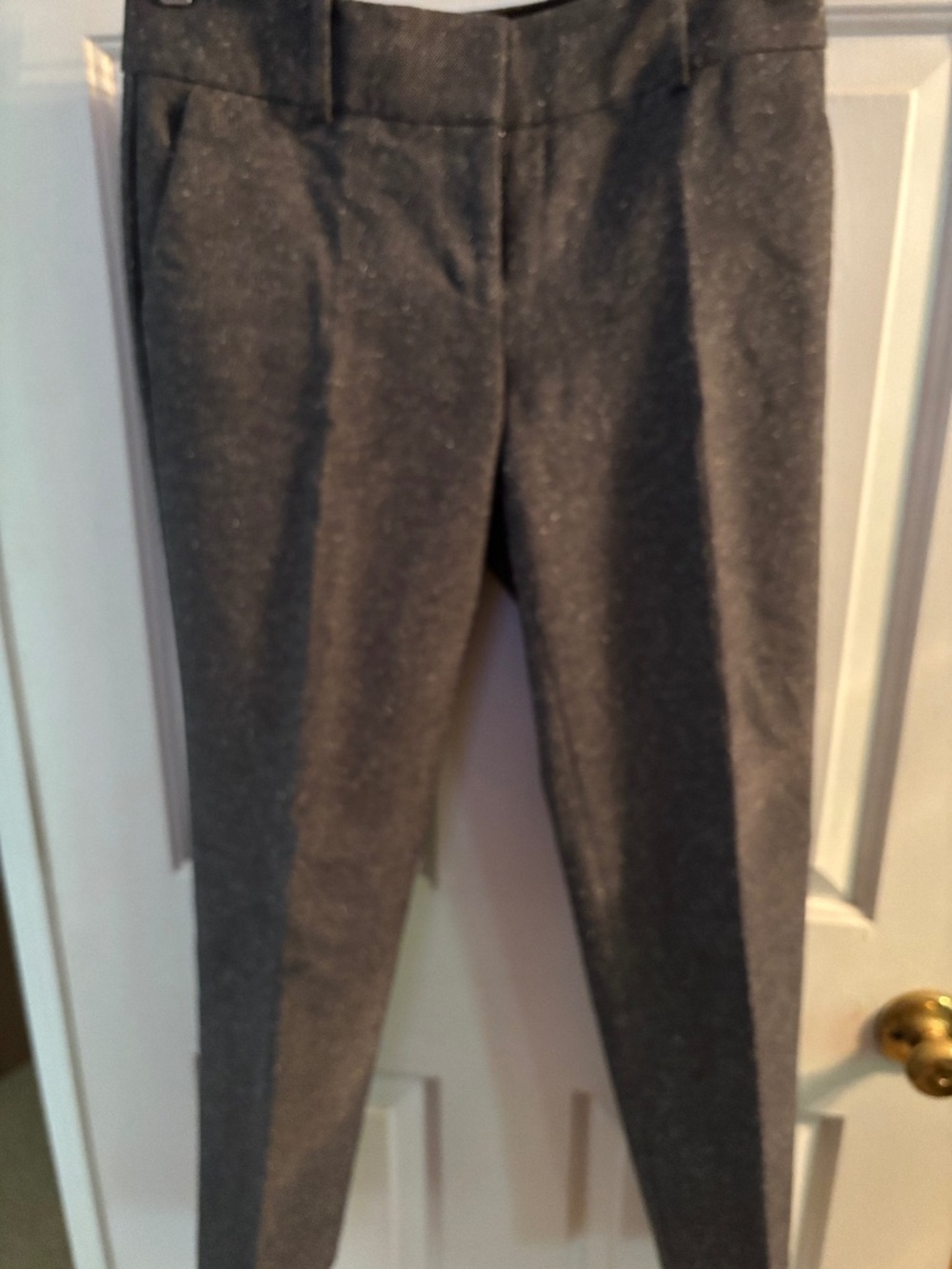 Ann Taylor Black Speckled Wide Waistband Dress Pants Size 2